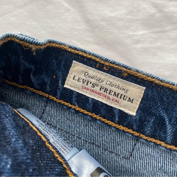 Levi’s Original 501 Button Fly Jeans Shorts Size 27 - Picture 6 of 10